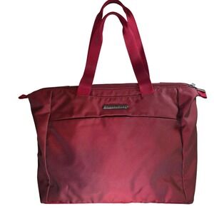 BRIGGS & RILEY TM201-12 Sunset Red Travel Tote Carryall Commuter Bag